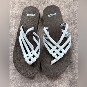 Sanuk Yoga-Sandy Sandals‎ Size 5 NWOT